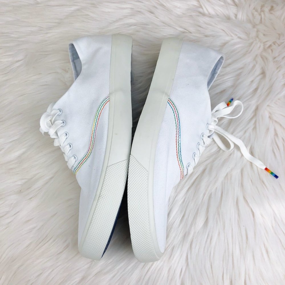 NEW Sperry Captain's CVO Pride Sneaker women’s size 12 rainbow boat shoes - Picture 7 of 12